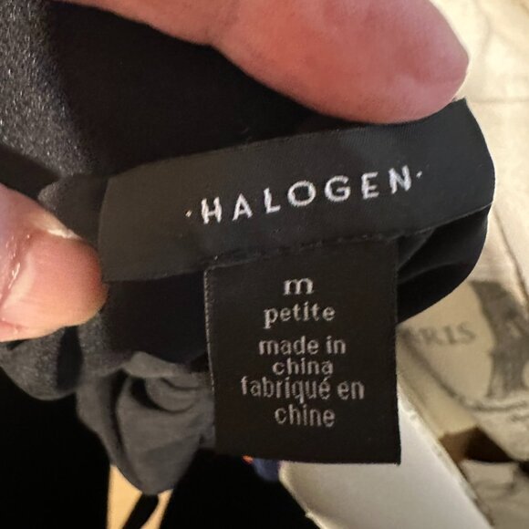 Halogen Pleated Midi Skirt – Multicolor Stripe – Petite Medium - Picture 2 of 3